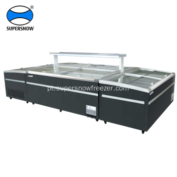 combinar supermercado display freezer